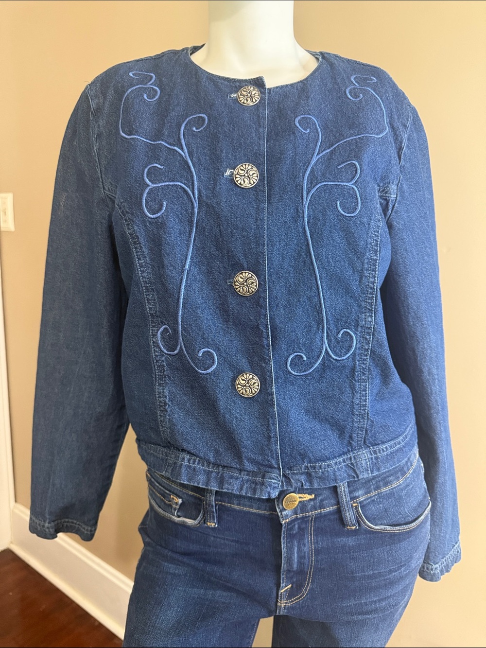 Women's Denim Shirt/Jacket in Classic Blue